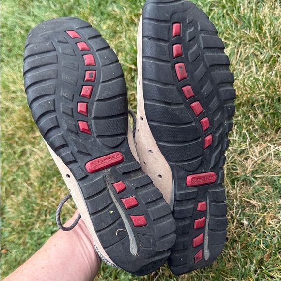 Timberland Tan and Gray Sneakers size 9/9.5 - Picture 6 of 9